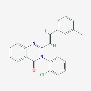 3-(2-chlorophenyl)-2-[2-(3-methylphenyl)vinyl]-4(3H)-quinazolinone