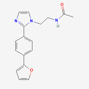 N-(2-{2-[4-(2-furyl)phenyl]-1H-imidazol-1-yl}ethyl)acetamide