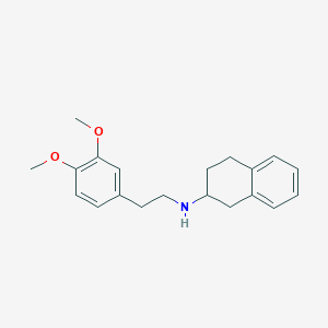 molecular formula C20H25NO2 B5454577 N-[2-(3,4-dimethoxyphenyl)ethyl]-1,2,3,4-tetrahydronaphthalen-2-amine 