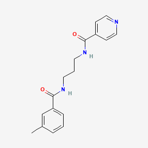 N-{3-[(3-methylbenzoyl)amino]propyl}isonicotinamide