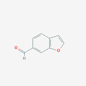 molecular formula C9H6O2 B054546 Benzofuran-6-carbaldehyde CAS No. 123297-88-1