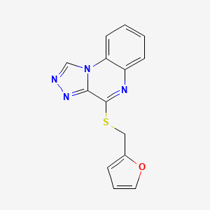 4-(Furan-2-ylmethylsulfanyl)-[1,2,4]triazolo[4,3-a]quinoxaline