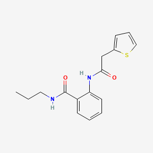 N-PROPYL-2-[2-(THIOPHEN-2-YL)ACETAMIDO]BENZAMIDE