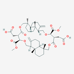 molecular formula C44H64O14 B054547 隐孔酸 D CAS No. 119979-95-2