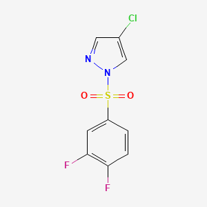 4-chloro-1-[(3,4-difluorophenyl)sulfonyl]-1H-pyrazole