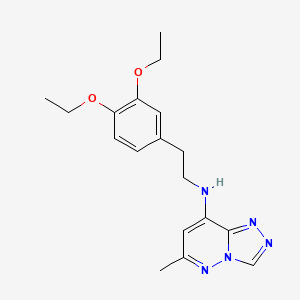 N-[2-(3,4-diethoxyphenyl)ethyl]-6-methyl[1,2,4]triazolo[4,3-b]pyridazin-8-amine