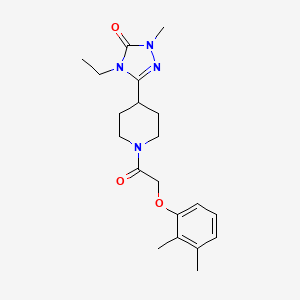 5-{1-[(2,3-dimethylphenoxy)acetyl]piperidin-4-yl}-4-ethyl-2-methyl-2,4-dihydro-3H-1,2,4-triazol-3-one