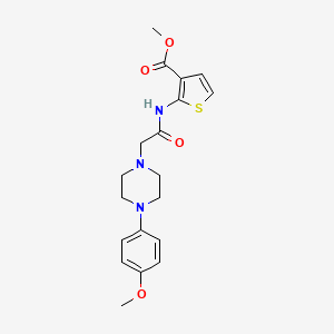 methyl 2-({[4-(4-methoxyphenyl)-1-piperazinyl]acetyl}amino)-3-thiophenecarboxylate