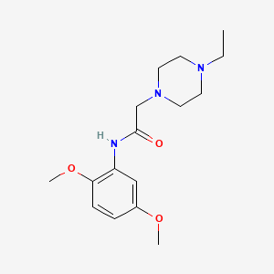 N-(2,5-dimethoxyphenyl)-2-(4-ethylpiperazin-1-yl)acetamide