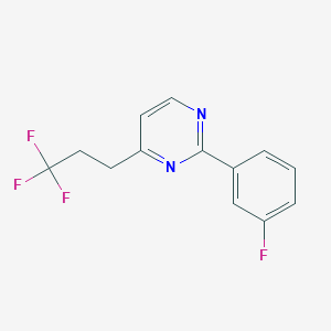 2-(3-fluorophenyl)-4-(3,3,3-trifluoropropyl)pyrimidine