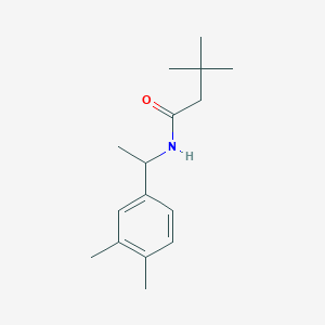 N-[1-(3,4-dimethylphenyl)ethyl]-3,3-dimethylbutanamide