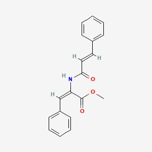 methyl (E)-3-phenyl-2-[[(E)-3-phenylprop-2-enoyl]amino]prop-2-enoate