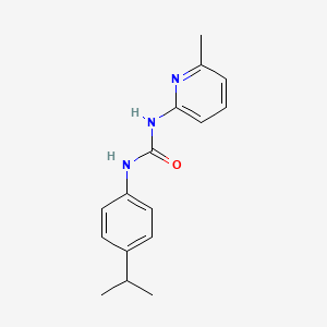 molecular formula C16H19N3O B5455079 N-(4-ISOPROPYLPHENYL)-N'-(6-METHYL-2-PYRIDYL)UREA 