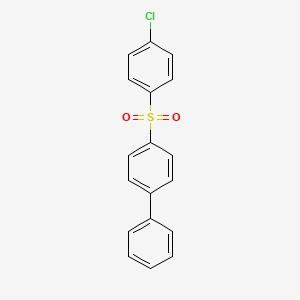 molecular formula C18H13ClO2S B5455173 4-(4'-Chlorobenzenesulphonyl)biphenyl CAS No. 30787-28-1