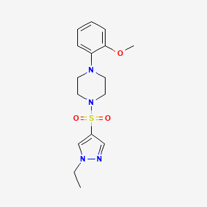 1-[(1-ethyl-1H-pyrazol-4-yl)sulfonyl]-4-(2-methoxyphenyl)piperazine