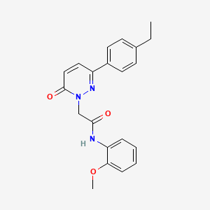 2-[3-(4-ethylphenyl)-6-oxopyridazin-1(6H)-yl]-N-(2-methoxyphenyl)acetamide