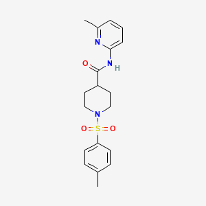 1-[(4-methylphenyl)sulfonyl]-N-(6-methyl-2-pyridinyl)-4-piperidinecarboxamide