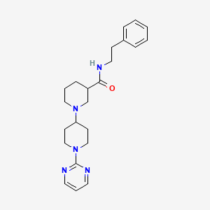 N-(2-phenylethyl)-1'-pyrimidin-2-yl-1,4'-bipiperidine-3-carboxamide