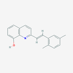 2-[(E)-2-(2,5-dimethylphenyl)ethenyl]quinolin-8-ol