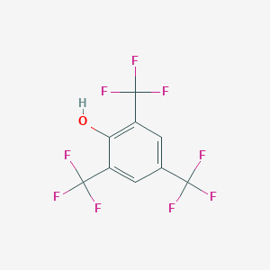 molecular formula C9H3F9O B054555 2,4,6-Tris(trifluoromethyl)phenol CAS No. 122489-60-5