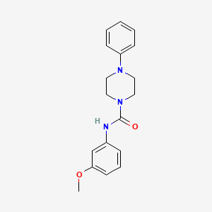 N-(3-methoxyphenyl)-4-phenylpiperazine-1-carboxamide