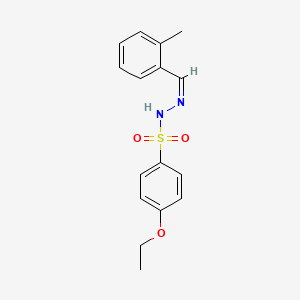 4-ethoxy-N'-(2-methylbenzylidene)benzenesulfonohydrazide