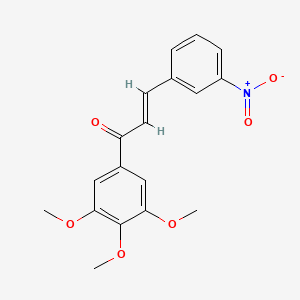 3-(3-nitrophenyl)-1-(3,4,5-trimethoxyphenyl)-2-propen-1-one