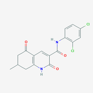 N-(2,4-dichlorophenyl)-7-methyl-2,5-dioxo-1,6,7,8-tetrahydroquinoline-3-carboxamide