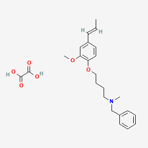 N-benzyl-4-[2-methoxy-4-(1-propen-1-yl)phenoxy]-N-methyl-1-butanamine oxalate