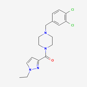 [4-(3,4-DICHLOROBENZYL)PIPERAZINO](1-ETHYL-1H-PYRAZOL-3-YL)METHANONE