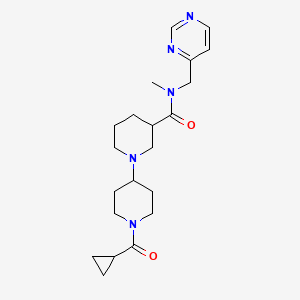 1'-(cyclopropylcarbonyl)-N-methyl-N-(pyrimidin-4-ylmethyl)-1,4'-bipiperidine-3-carboxamide