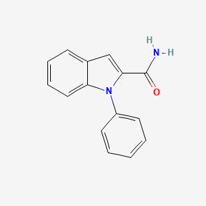 molecular formula C15H12N2O B5456225 1-phenyl-1H-indole-2-carboxamide 