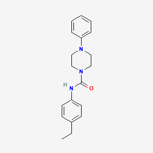 molecular formula C19H23N3O B5456280 N-(4-ethylphenyl)-4-phenylpiperazine-1-carboxamide 