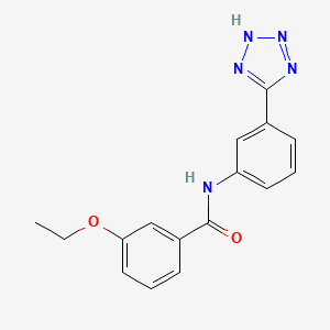 molecular formula C16H15N5O2 B5456361 3-ETHOXY-N-[3-(1H-1,2,3,4-TETRAZOL-5-YL)PHENYL]BENZAMIDE 