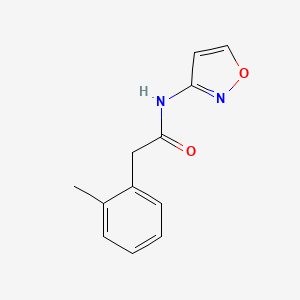 molecular formula C12H12N2O2 B5456373 2-(2-methylphenyl)-N-(1,2-oxazol-3-yl)acetamide 