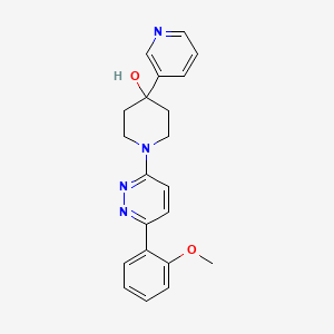 1-[6-(2-methoxyphenyl)pyridazin-3-yl]-4-pyridin-3-ylpiperidin-4-ol