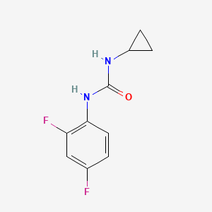 molecular formula C10H10F2N2O B5456395 N-cyclopropyl-N'-(2,4-difluorophenyl)urea 