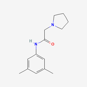 N-(3,5-dimethylphenyl)-2-pyrrolidin-1-ylacetamide