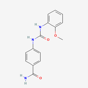 4-{[(2-Methoxyphenyl)carbamoyl]amino}benzamide