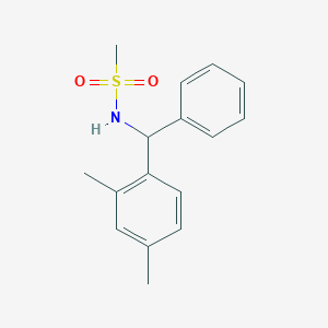 N-[(2,4-dimethylphenyl)(phenyl)methyl]methanesulfonamide