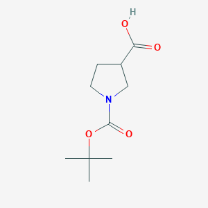 molecular formula C10H17NO4 B054565 1-Boc-吡咯烷-3-羧酸 CAS No. 59378-75-5