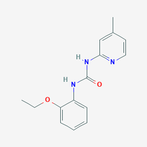 molecular formula C15H17N3O2 B5456520 1-(2-Ethoxyphenyl)-3-(4-methylpyridin-2-yl)urea 