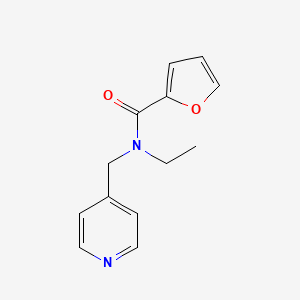 N-ethyl-N-(4-pyridinylmethyl)-2-furamide