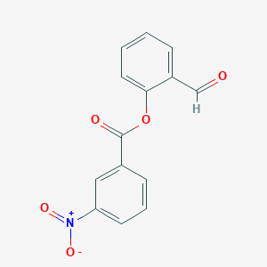 molecular formula C14H9NO5 B5456588 (2-Formylphenyl) 3-nitrobenzoate 