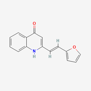 2-[2-(2-furyl)vinyl]-4-quinolinol