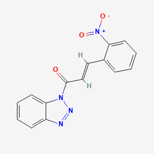 1-[3-(2-nitrophenyl)acryloyl]-1H-1,2,3-benzotriazole