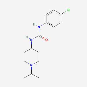 N-(4-CHLOROPHENYL)-N'-(1-ISOPROPYL-4-PIPERIDYL)UREA