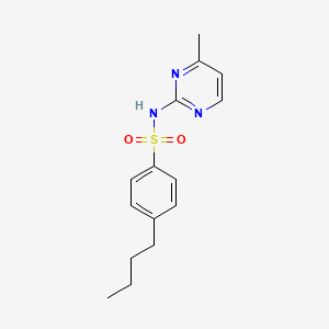 4-butyl-N-(4-methylpyrimidin-2-yl)benzenesulfonamide