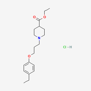 molecular formula C19H30ClNO3 B5457374 ethyl 1-[3-(4-ethylphenoxy)propyl]-4-piperidinecarboxylate hydrochloride 