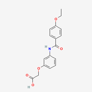 {3-[(4-ethoxybenzoyl)amino]phenoxy}acetic acid